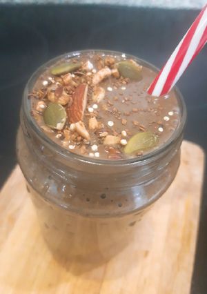 รูปของ Better than Brownies Breakfast Smoothie 🥤😋 🍫