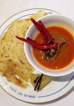 Foto resep Roti Canai kuah Kari