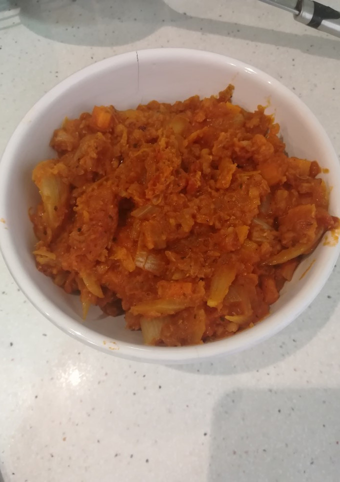 Una foto de Boloñesa vegana