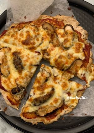 Foto resep 154. Pizza Jamur Keju (Gluten Free)