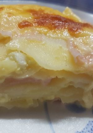 Una foto de Milhojas de papas