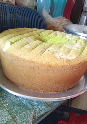 Foto resep Bolu pandan panggang 4telur