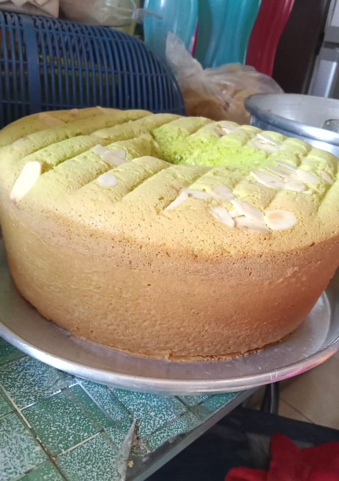 Foto resep Bolu pandan panggang 4telur