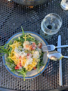 Nudeln mit Shrimps und Rucola Rezepthauptbild