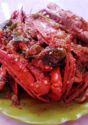 Foto resep 3. KEPITING RAJUNGAN SAUS PADANG
