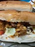 Subway style sandwiches with chipotle sauce