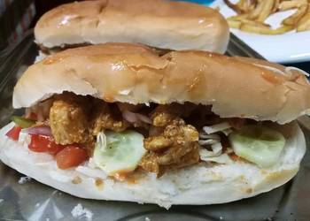 Fresh, Prepare Recipe Subway style sandwiches with chipotle sauce Savory Delicious