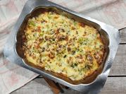 Una foto de salsa bechamel