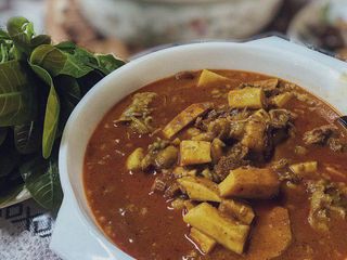 Gulai Kambing Umbut Nyor