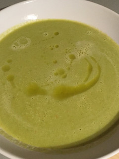 A picture of Asparagus vegetables soup.
