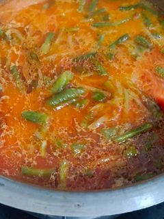 Foto resep Sayur ketupat kacang panjang dan labu siam a.k.a Sayur Godog