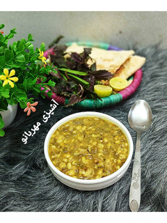 عکسی از دستور سوپ ماش و شوید