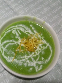 Una foto de Crema de espinaca