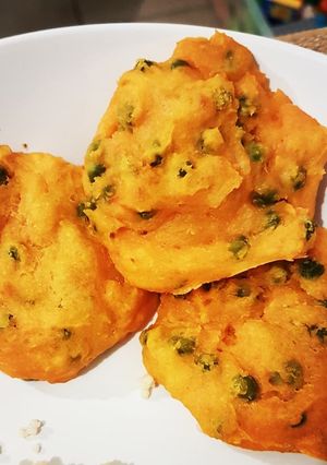 Une photo de Cookies carotte /petits pois vegan