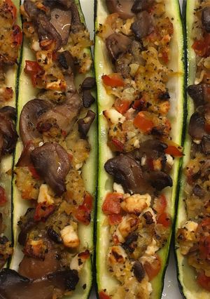Une photo de Courgettes farcies