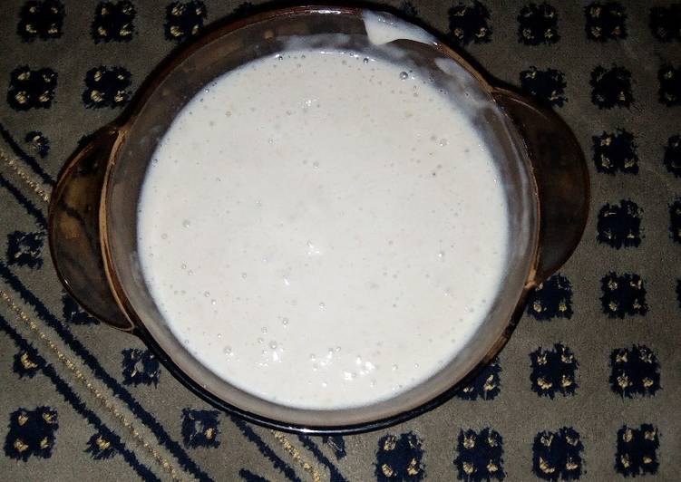 Steps to Make Banana shake in 31 Minutes for Young Wife