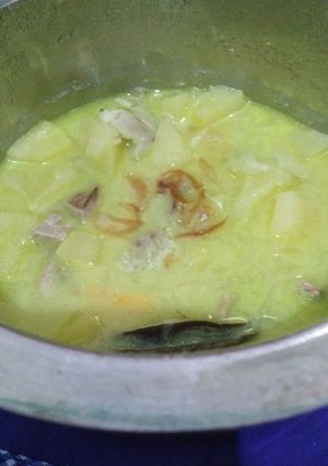 Foto resep MPASI 10 Bulan Lodeh ati ayam