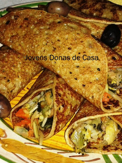 Foto de Crepes de Legumes no forno