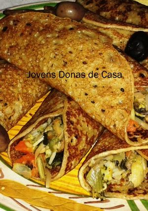 Foto de Crepes de Legumes no forno