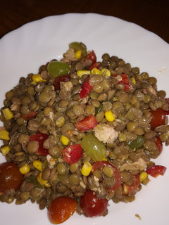 Una foto de Ensalada de lentejas