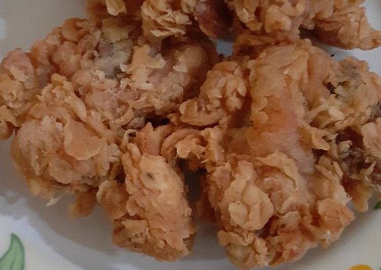 Langkah Mudah untuk mengolah Ayam Crispy pedas Anti Gagal