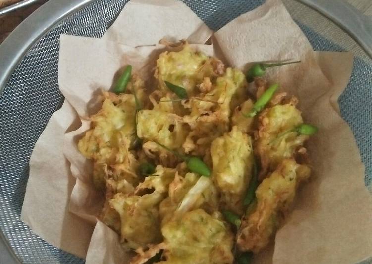 Resep Bakwan zuchini // zuchini fritter Anti Gagal