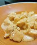 Pollo en crema chipotle