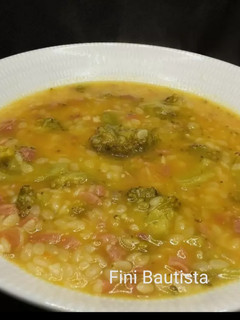 Una foto de Sopa de brócoli