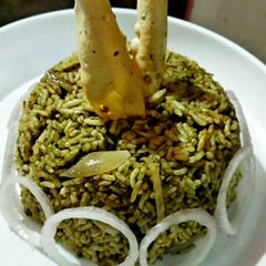 A picture of Palak pullav.