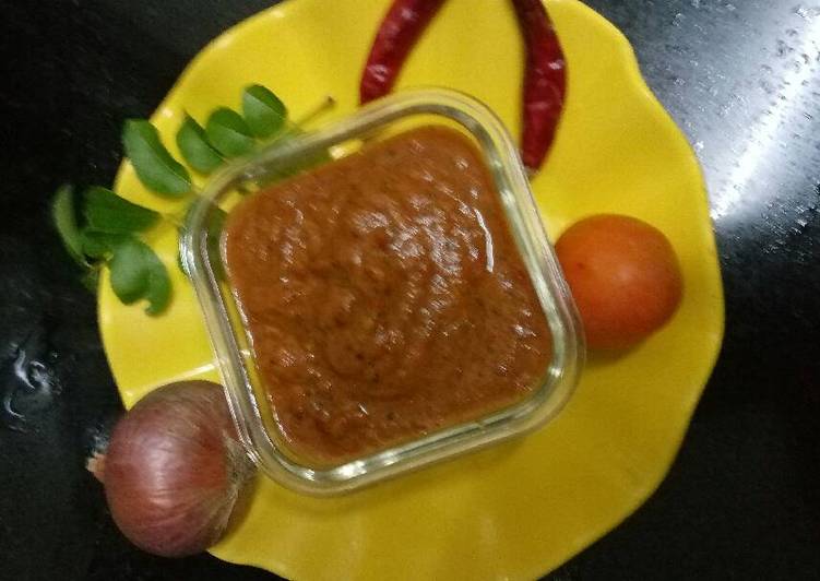 Recipe of Ultimate Tomato onion chutney