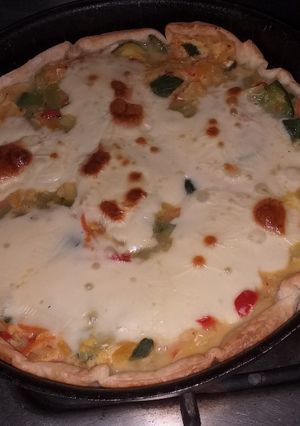 Una foto de Tarta de zapallitos