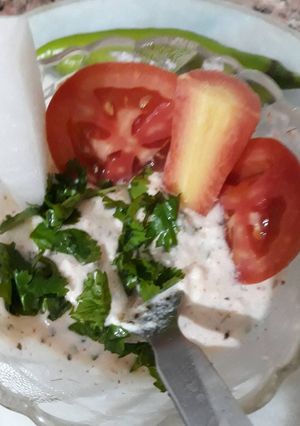 A picture of Healthy Curd dip.