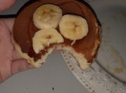 Una foto de pancakes con harina de trigo