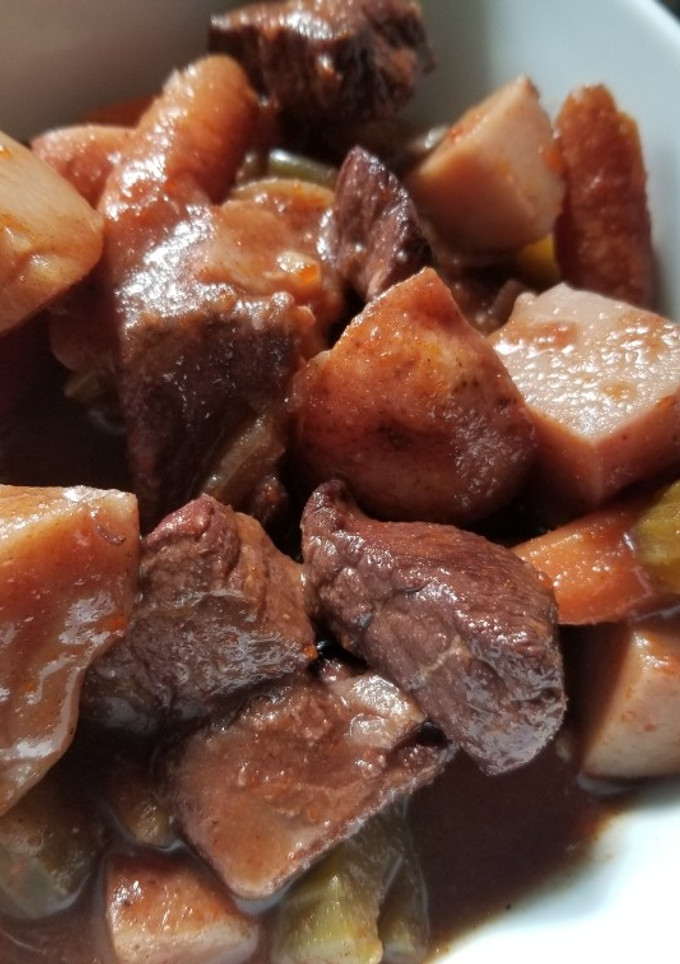 A picture of Beef Sauvignon.