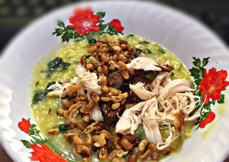 Bubur Moreng daun kelor (bubur bali)
