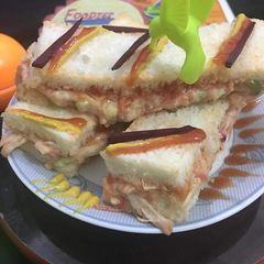 A picture of 🔶🔸🔶Chicken vege Mayonnaise sandwich 🔶🔸🔶   #KokabandCookpad.