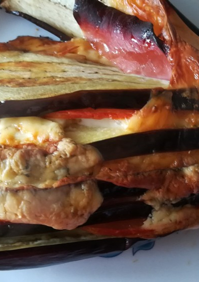 Una foto de Berenjena rellena