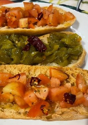 Foto di Fresa con Pomodori e Peperoni Arrostiti