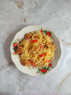 Foto resep Tumis pepaya muda dan tahu