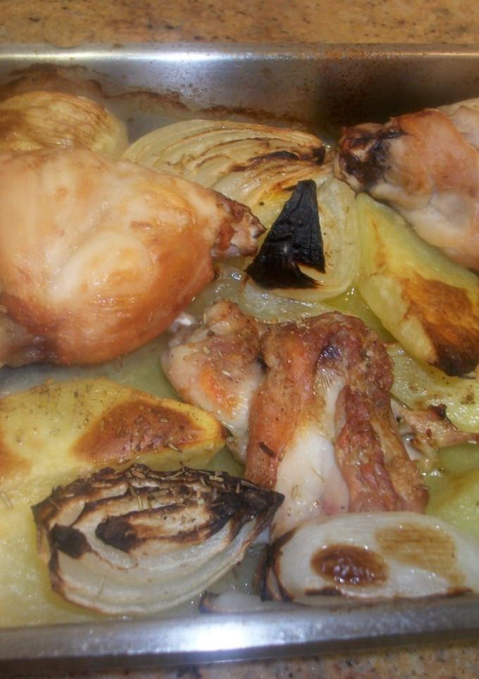 Una foto de Conejo al horno