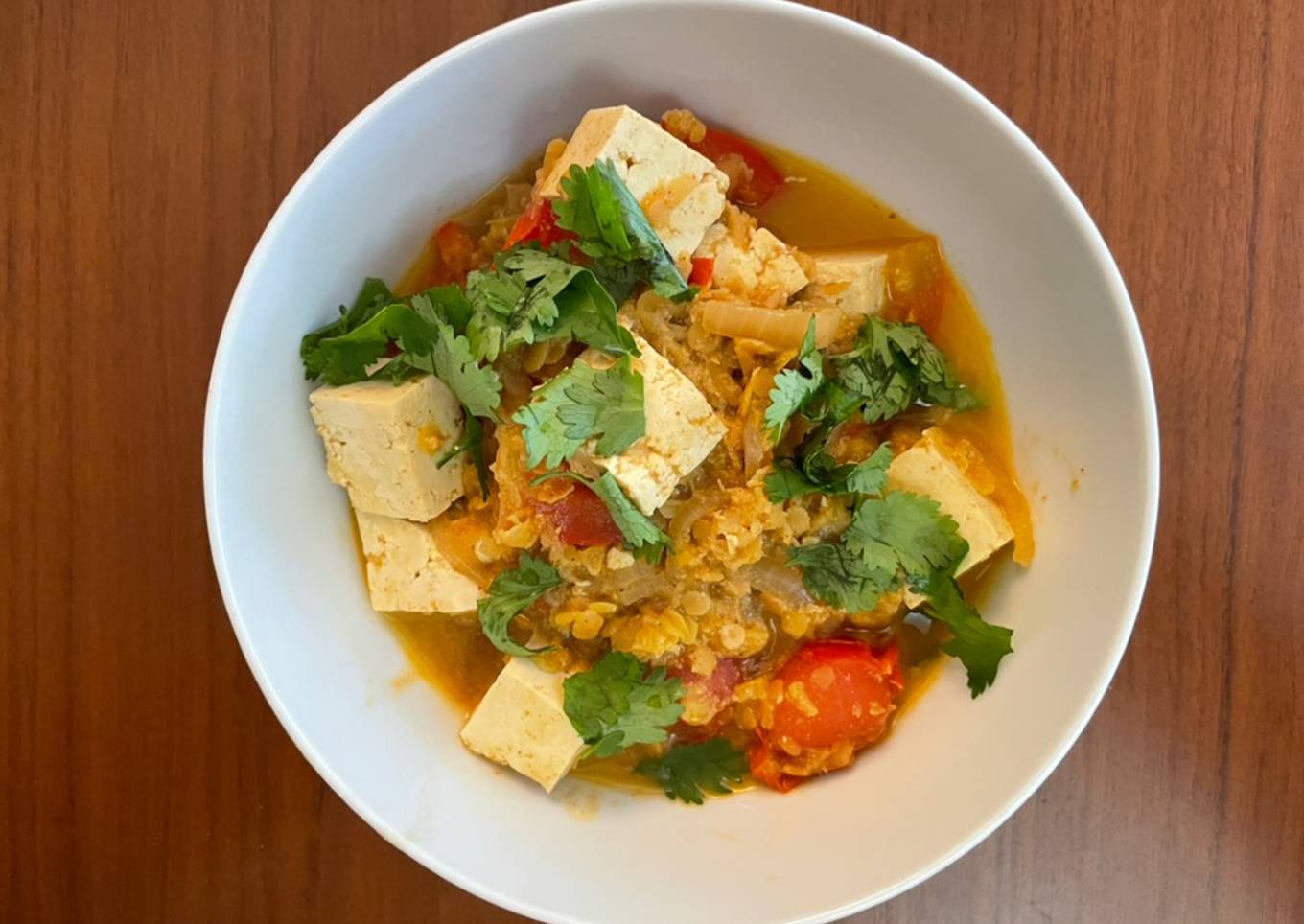 How to Make Ultimate Tofu and Red Lentil Curry