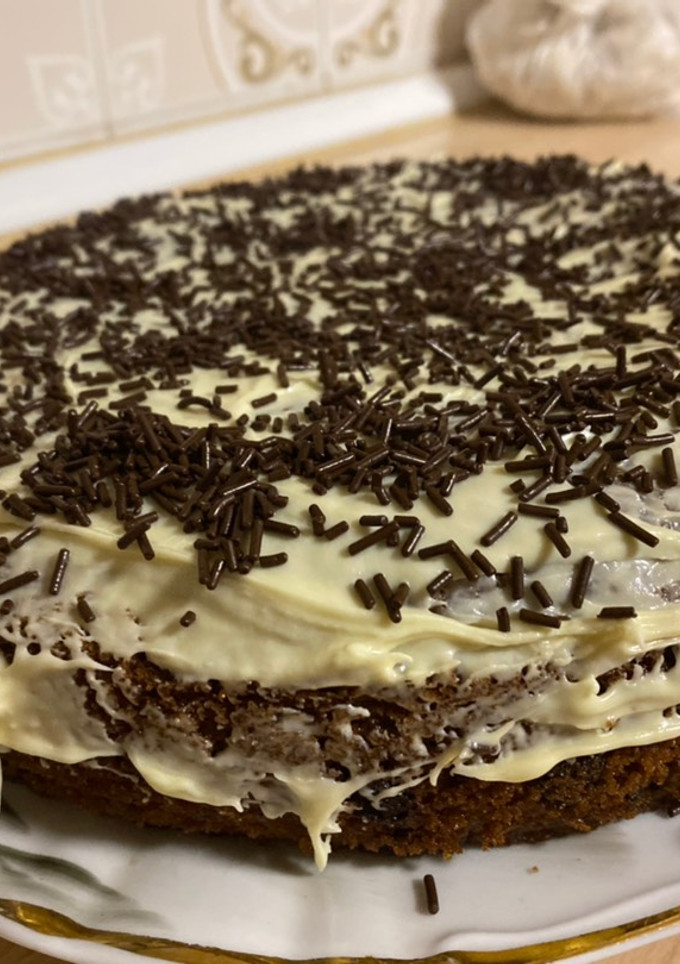 Una foto de Bizcocho de chocolate