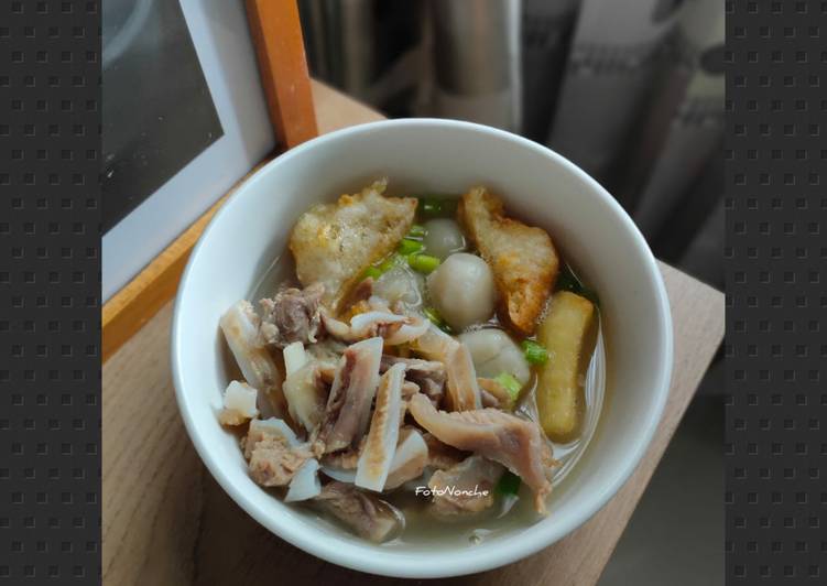 Langkah Mudah untuk Membuat 13. Bakso Aci Tulang Rangu, Lezat