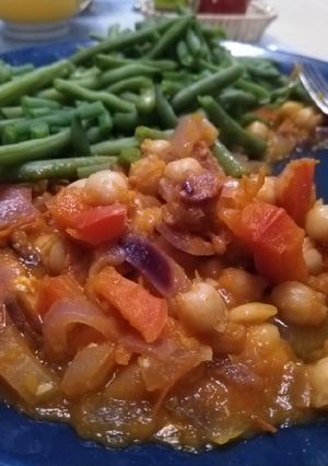Une photo de Pois chiches à la catalane