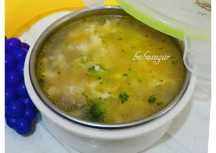 Resep Sup Serabut Sehat (MPASI 1Y+) oleh Bubu Sugar - Cookpad