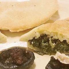 A picture of Fried Spinach feta Hand Pies.