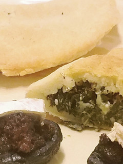 A picture of Fried Spinach feta Hand Pies.
