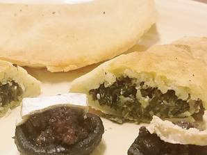 Fried Spinach feta Hand Pies