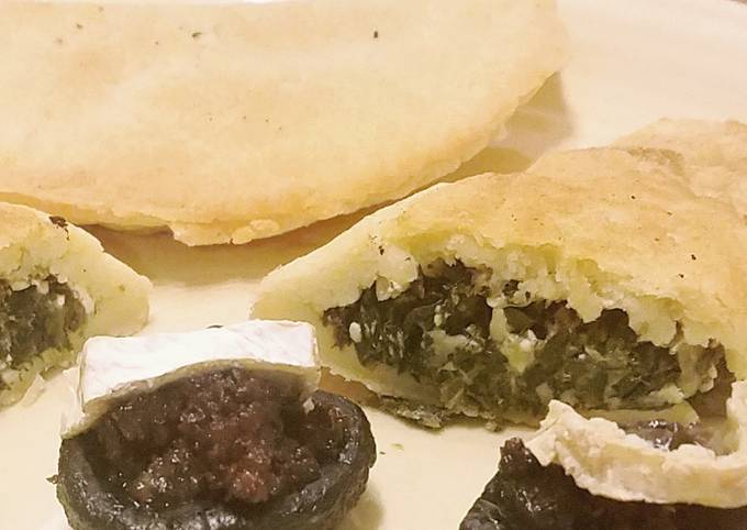 Fried Spinach feta Hand Pies