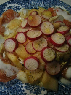 Una foto de Ensalada de manzana
